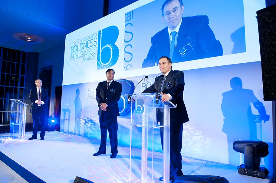 «Person of the Year»: Glencore Chef Ivan Glasenberg an den FT ArcelorMittal Business Awards im Jahr 2013.