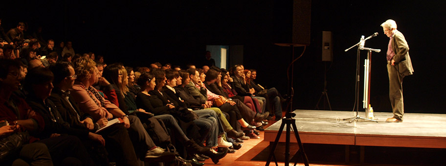 Jacques Rancière in Zagreb, März 2010.