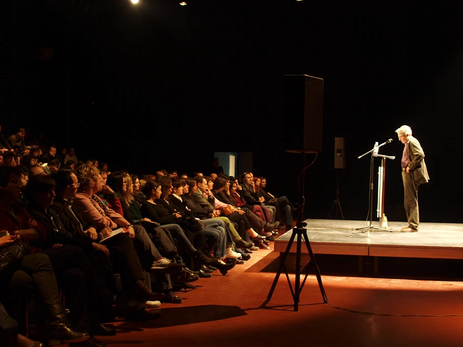 Jacques Rancière in Zagreb, März 2010.