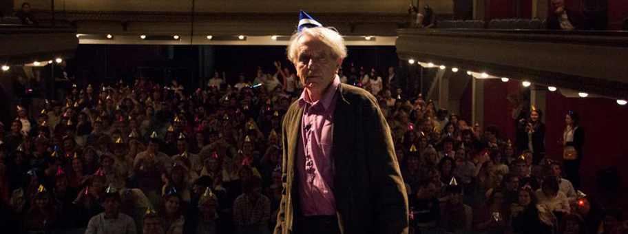 Jacques Rancière im Kulturzentrum von Rosario, Argentinien, Oktober, 2012.