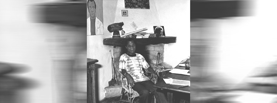 James Baldwin in seinem Haus in Saint-Paul de Vence.
