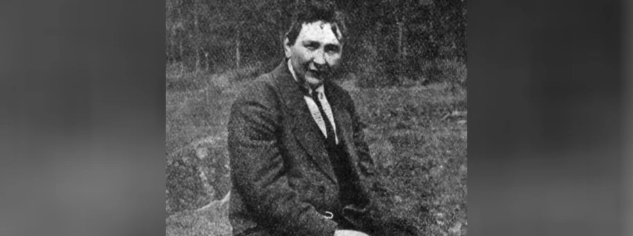Jaroslav Hašek im Sommer 1921.