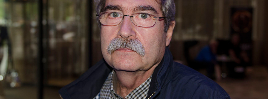 Der spanische Schriftsteller Jaume Cabré an der Götheburg Book Fair 2014.