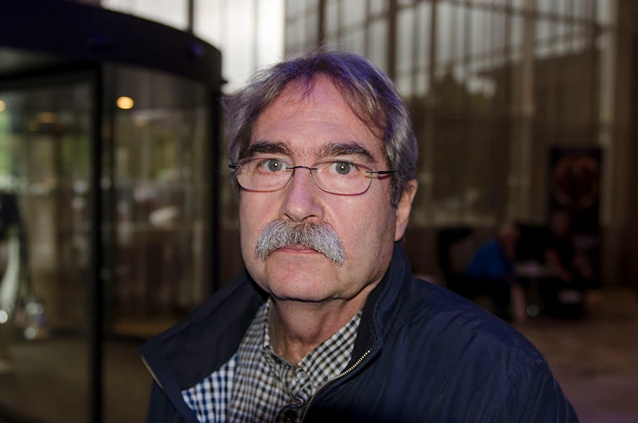 Der spanische Schriftsteller Jaume Cabré an der Götheburg Book Fair 2014.