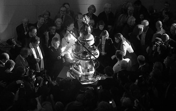 Jeanne Moreau in der Cinémathèque française anlässlich ihres 60-jährigen Filmjubiläums am 6. Februar 2008.