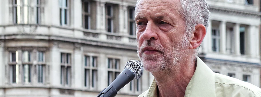 Superstar Jeremy Corbyn bei einer Rede vor dem Parlament im August 2014.