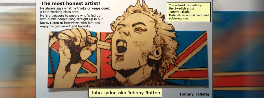Punk-Legende John Lydon aka Johnny Rotten.
