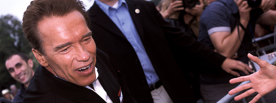 Arnold Schwarzenegger in Kalifornien, Juli 2014.