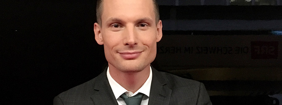 Jonas Projer, nach der Moderation der Arena-Sendung vom 16. Juni 2017.