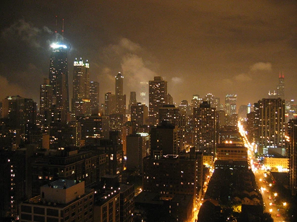 Skyline von Chicago.