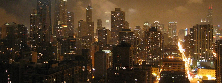 Skyline von Chicago.