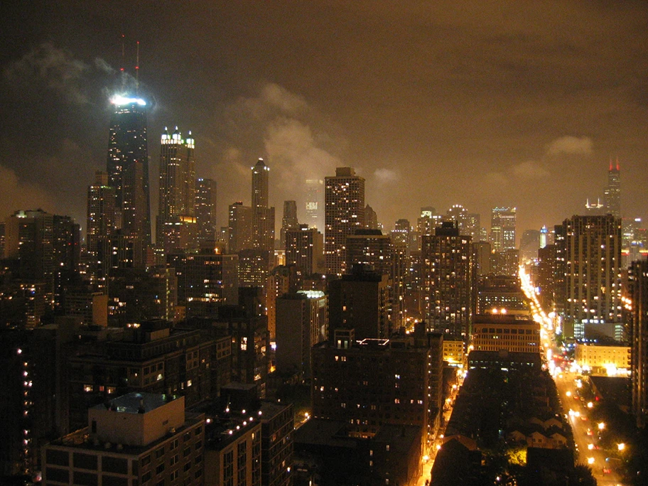 Skyline von Chicago.