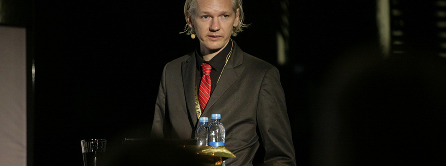 Julian Assange im Jahr 2009 in Kopenhagen.