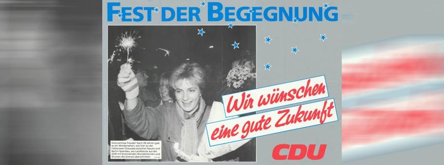 Wiedervereinigung 1989.