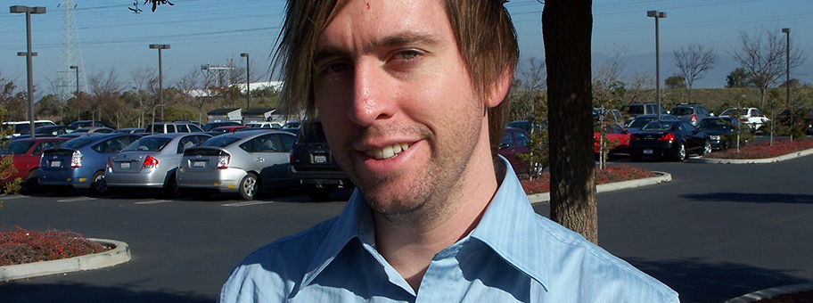 Aaron Seigo am KDE Release Event auf dem Google Campus in Kalifornien, USA.
