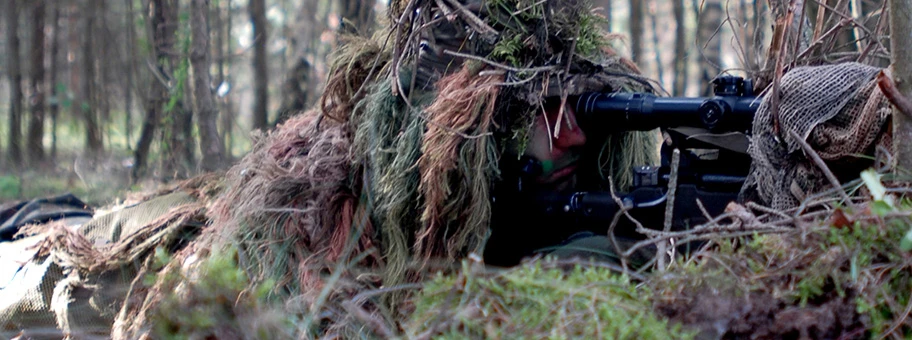 KSK-Scharfschütze bei einem Trainingseinsatz.