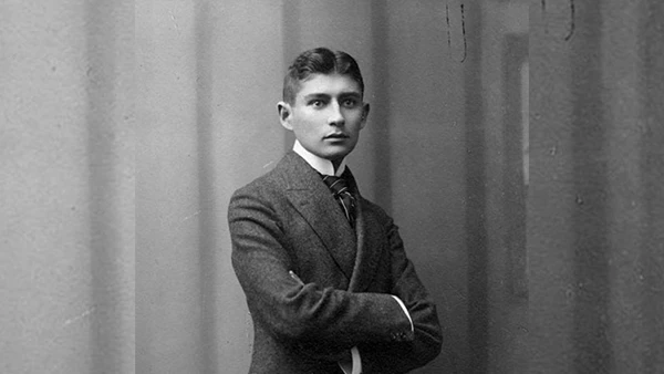 Franz Kafka (Fotografie aus dem Atelier Jacobi, 1906).