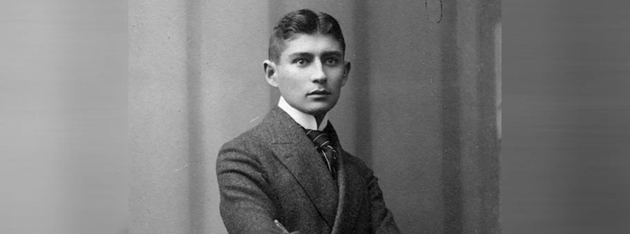 Franz Kafka (Fotografie aus dem Atelier Jacobi, 1906).