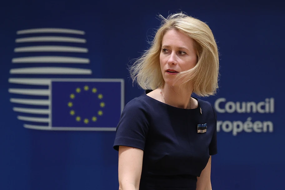 Die estnische Politikerin Kaja Kallas, Vizepräsidentin der Europäischen Kommission.