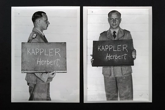 Foto von Herbert Kappler am 9. Mai 1945.