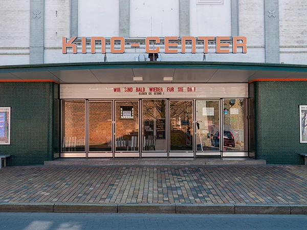 Kino in Rendsburg während der Covid-Krise, März 2020.