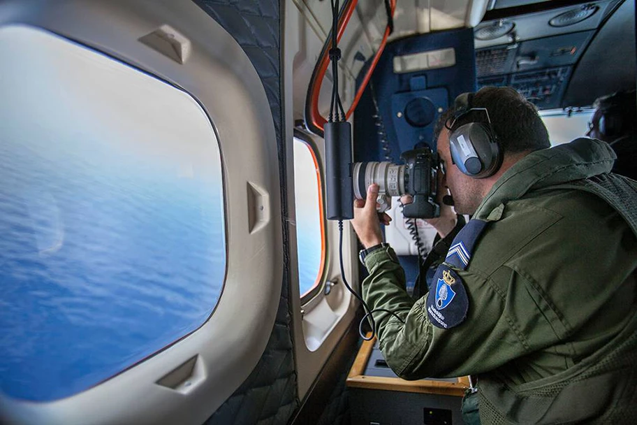 Frontex-Einsatz der niederländischen Armee, August 2015.