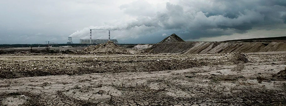 Grösstes Kohlekraftwerk in Europa, Bełchatów, Polen.