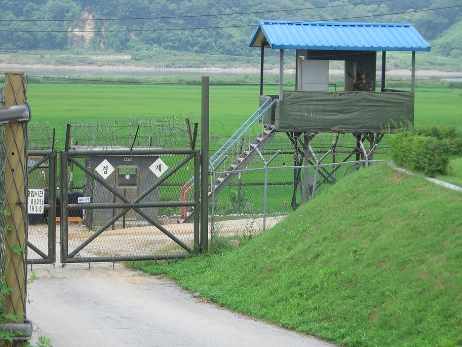 Demilitarisierte Zone (DMZ) an der Grenze zu Nordkorea.