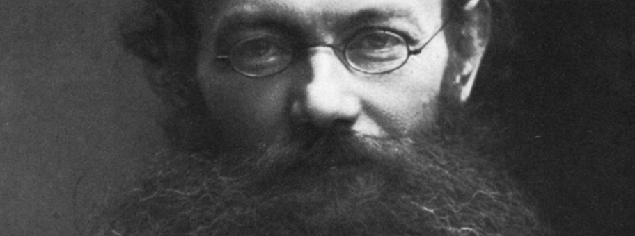 Der russische Schriftsteller, Geograph und Anarchist Pjotr Alexejewitsch Kropotkin.