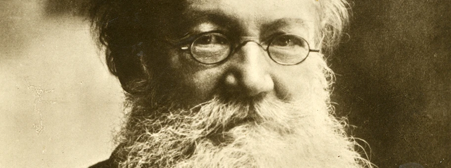 Der russische Anarchist Peter Kropotkin, circa 1850.