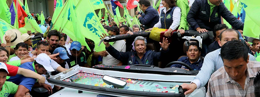 Der Präsident von Ecuador, Lenin Moreno, ist seit April 2017 im Amt.