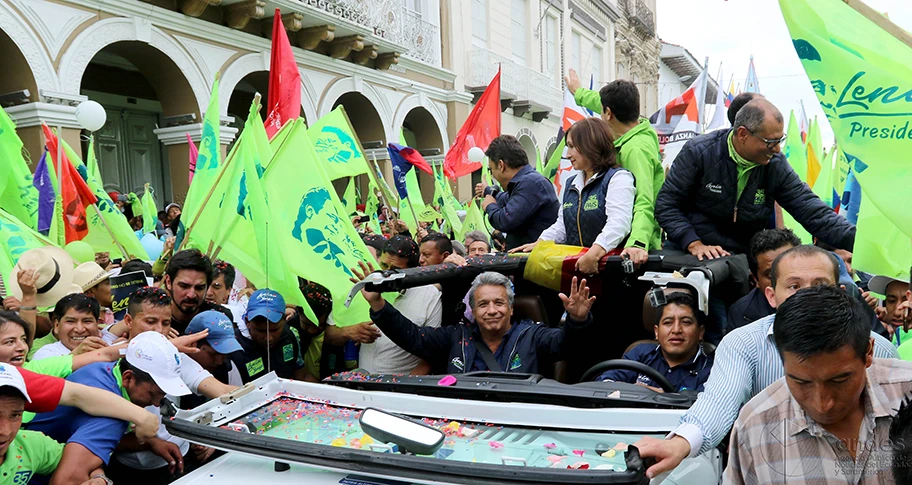 Der Präsident von Ecuador, Lenin Moreno, ist seit April 2017 im Amt.