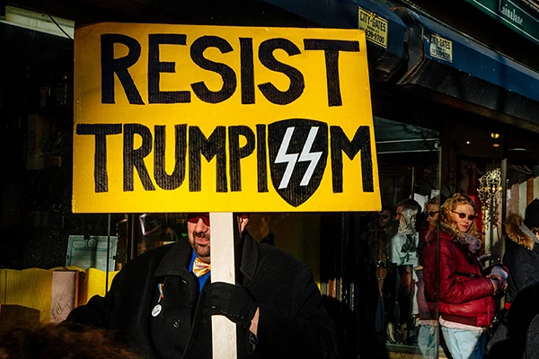 Anti-Trump Proteste in New York.