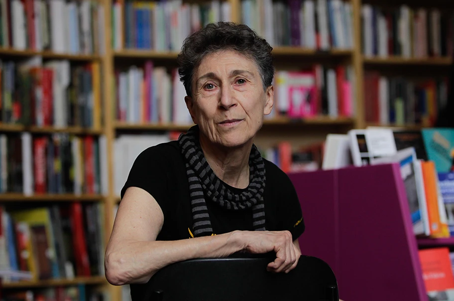 Die italienisch-amerikanische Philosophin und Aktivistin Silvia Federici, Mai 2014.