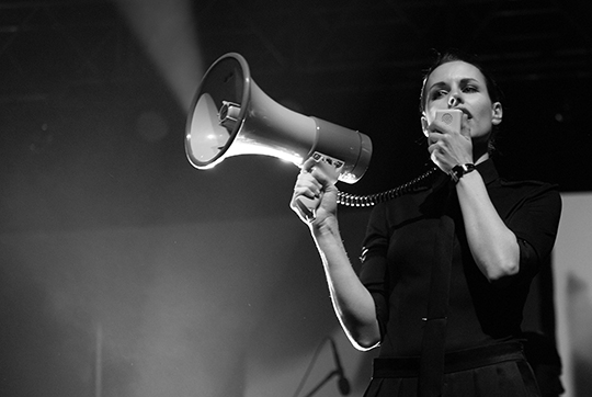 Laibach - The Sound of Music Tour; Christuskirche Bochum am 6. April 2016.