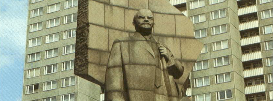 Lenin Statue in Berlin.