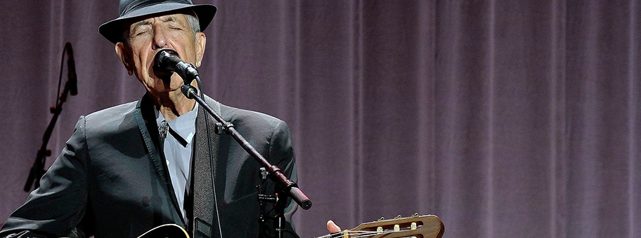 Leonard Cohen im King's Garden von Odense, Dänemark, August 2013.