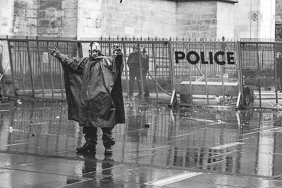 Les Gilets Jaunes, Bordeaux, Februar 2019.