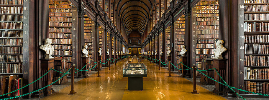 Die berühmte Bibliothek des Trinity College in Dublin.