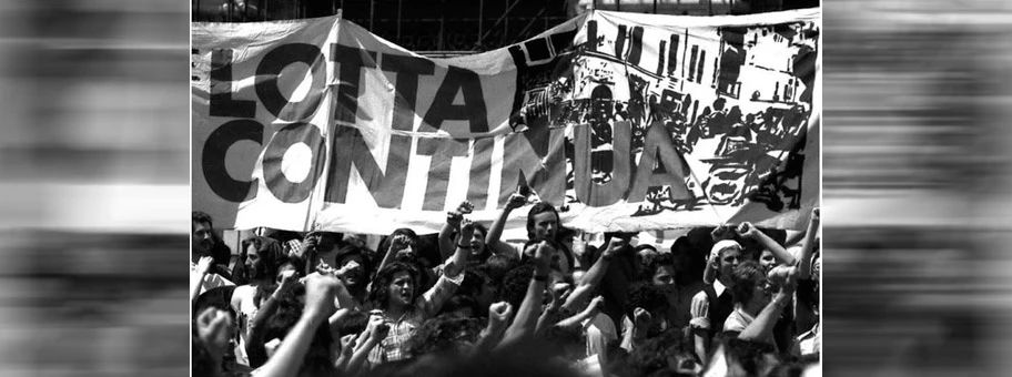 Demonstration der Lotta Continua Bewegung, 1973.