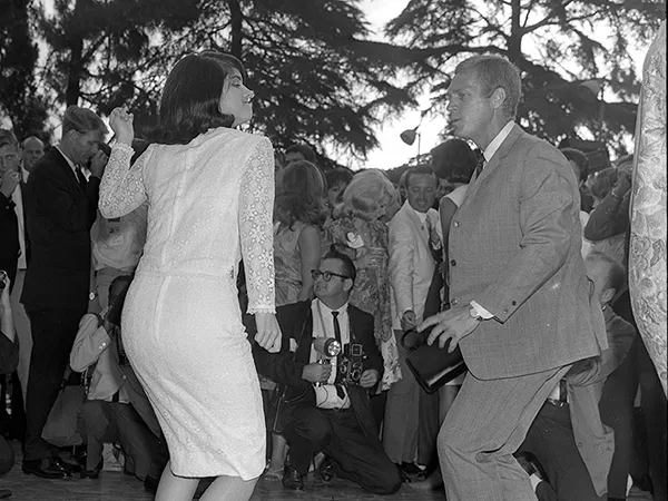 Steve McQueen in Beverly Hills, August 1964.