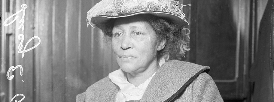 Lucy E. Parsons in Haft, Januar 1915.