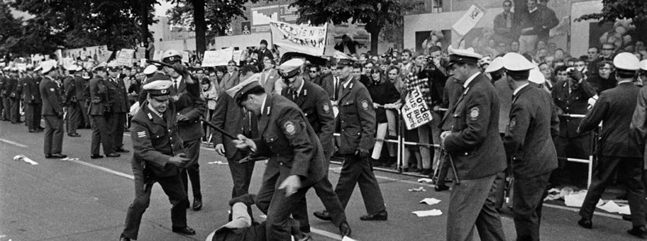 Studentenrevolte 196768, WestBerlin.