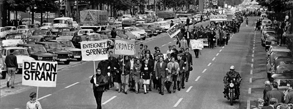 Studentenrevolte 1967.