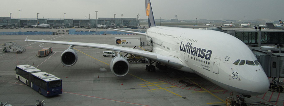 Lufthansa Airbus 380.
