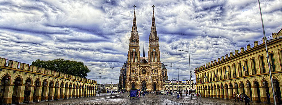 Basilika de Luján, Buenos Aires, Argentinien.