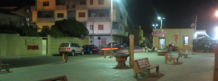 Platz in Gioia Tauro.