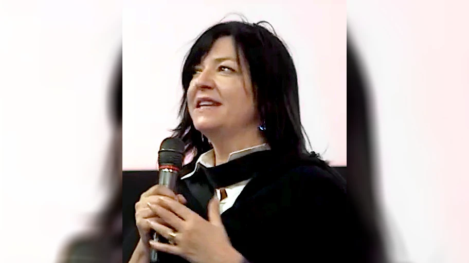 Die schottische Filmregisseurin Lynne Ramsay am Dublin Film Festival, Mai 2018.