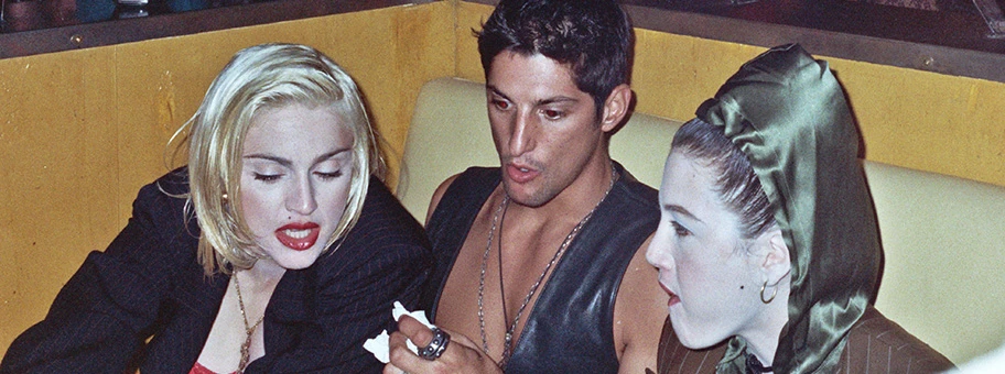 Madonna, Tony Ward und Donna Delory am 7. September 1990.