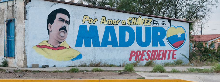 Propaganda für Maduro in Veuezuela.